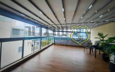 This is how a pergola for a balcony