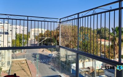 Designed railings for a small balcony